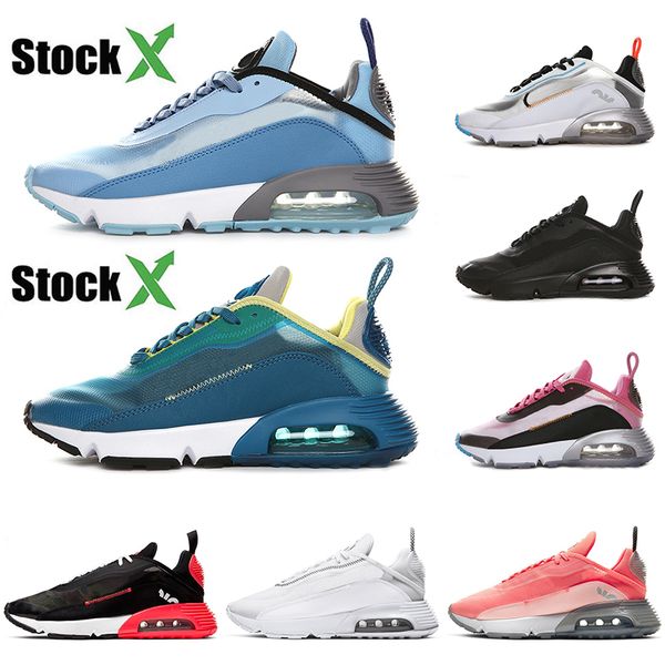 

stock x 2090 running shoes react run trainers b30 outdoor athletic light blue green men triple black pink for women luxury designer sneakers, White;red