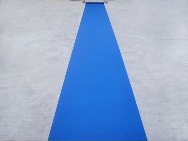 

20 meters/roll blue wedding theme nonwoven fabric carpet aisle runner for wedding party decoration supplies ing