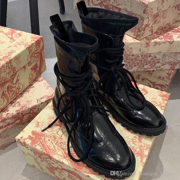 

fashion winter women genuine leather shoes martin ribbon boots high-quality belt buckle ankle boots low heel brand shoes botas cortas, Black