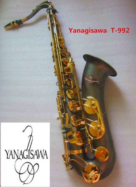 

japan yanagisawa t-992 tenor saxophone e-flat black sax golden key mouthpiece ligature reed neck musical instrument accessorie