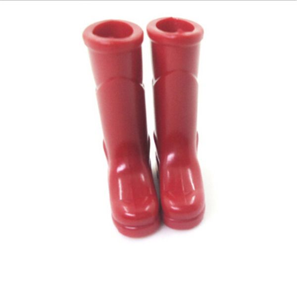 

1pairs rubber rain boots home garden yard decoration 1/12 scale dollhouse miniature