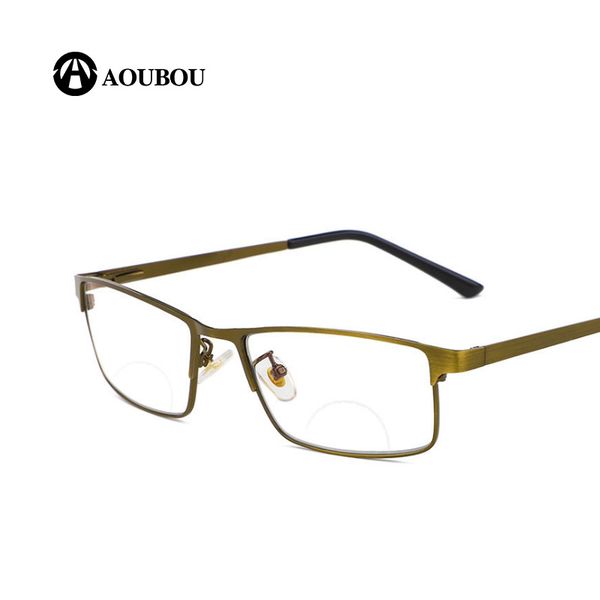 

large size bifocal reading glasses indoor and outdoor multifunction discoloration anti-blue light far and near use, White;black