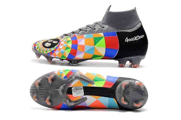 

2019 new mens alves soccer cleats mercurial superfly vi 360 elite ronaldo fg cr soccer shoes chaussures football boots high ankle
