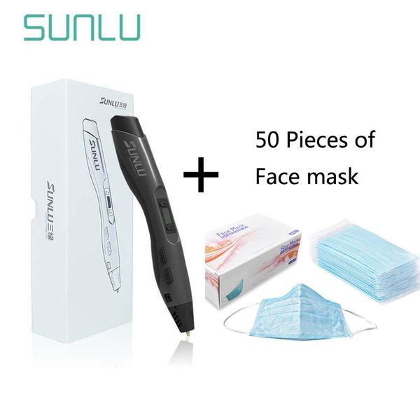 

sunlu 3d pen 2019 new kids diy 3d drawing pen grade speed control 3d printer pen pcl pla abs filament refill подарок на день рождения y20042