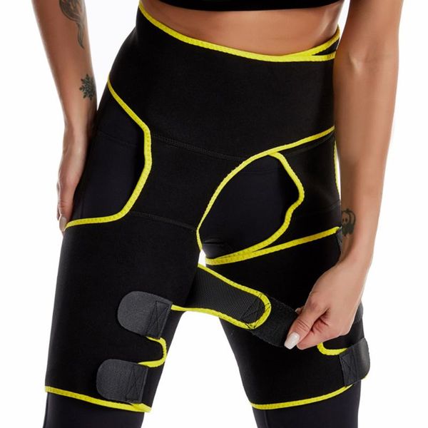 

trainer body shaper waist cincher corset women thigh trimmer leg shapers slimming belt burning heat push up waist, Black;gray