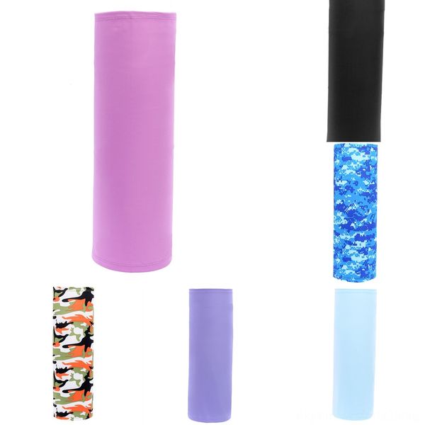 

syw7m liva girl punk style headband printed bandana scarf multifunctional seamless face ring tube mask scarf men women, Black