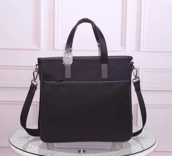 

wholesale briefcases for men shoulde bag men waterproof canvas shoulder bag tote cowhide leather fashion female handbag document bag