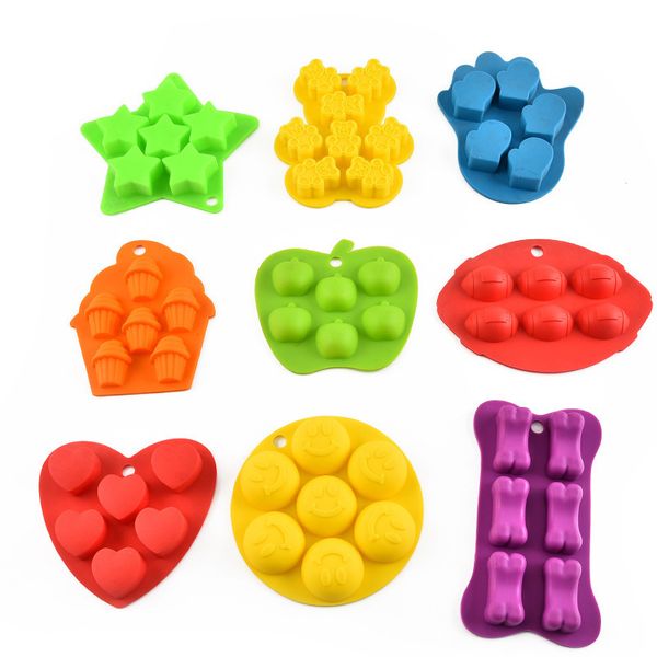 

cube tray замораживание mold желе пудинг шоколадный mold силиконовые красочные ice бал ice cube плесень