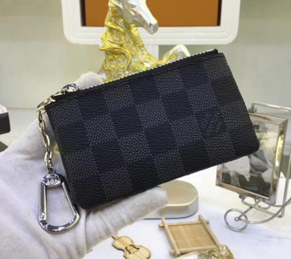 

post new classic checkerboard coin purse key case, Red;black
