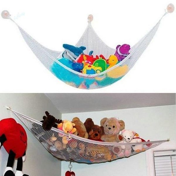 All'ingrosso- 2015 Kit di vendita calda Baby Hanging Toy Amaca Net Corner Farcito Jumbo Animali Pet Organizer Storage Borsa di stoccaggio per bambole in peluche