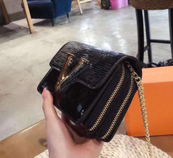 

designer-women handbag luxury senior shoulder bags new style lady chain crossbody fashion double zipper bag