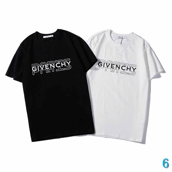 

mens designer tees shirts brand fashion tees breathable loose short sleeves letters print luxury t shirts solid color 6, White;black