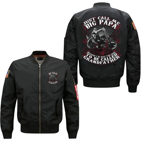 

11 duongjust позвони мне большую куртка papa печати мужской bomber бомбер, Black;brown