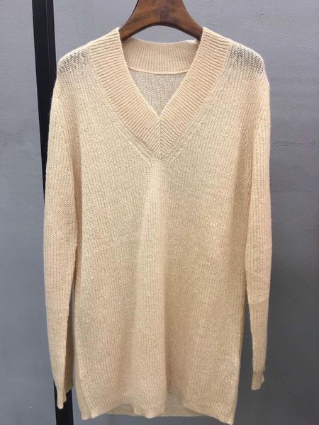 

2019 new ladies fashion long-sleeved loose sweater 0916, White;black