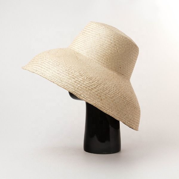 

quality latin straw wide brim cloche sun hat for women summer dress