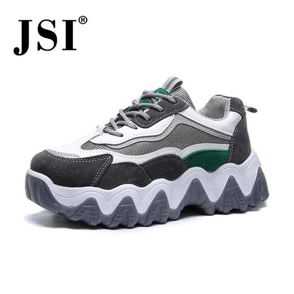 

jsi fashion women flats mixed colors patchwork design cross-tied lace-up flat platform shoes comfortable anti-slip sneaker jy70, Black