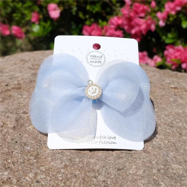 

5 шт. бантом головные уборы жемчужные заколки принцесса блестящие красочные заколки шпилька для девочек виды детей женщин аксессуары для вол, Slivery;white