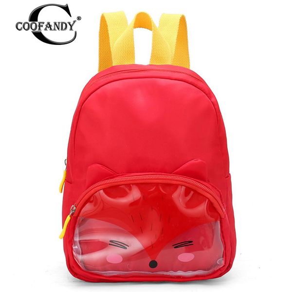 

children backpack kindergarten students bag cute cartoon animal zipper school bags dual shoulders bookbag kids snack daypack