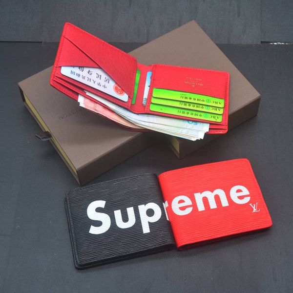 

Высокое качество искусственная кожа складной кошелек мужской дизайнер карты пак