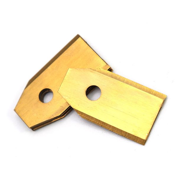 

0.75mm titanium coated stainless steel lawn mower blade replacement + screw parts for husqvarna 50pcs