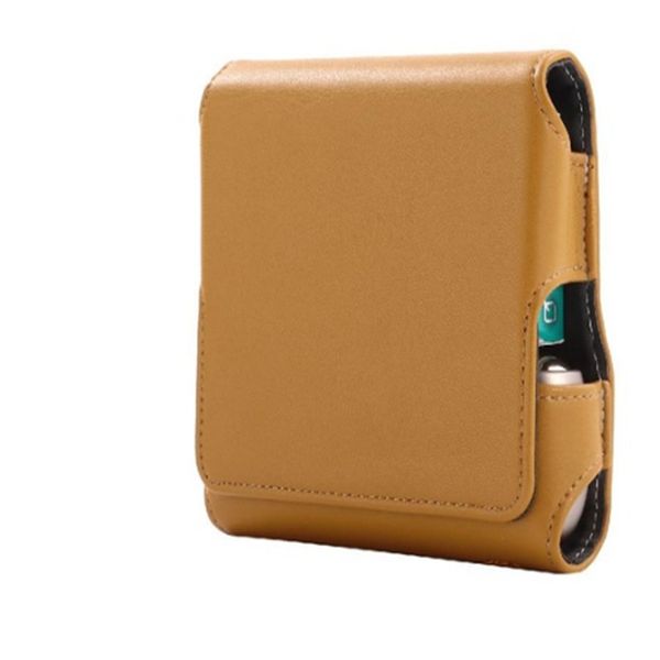 

magnetic cover storage box compact pu leather case for iqos3.0 electronic cigarette with card slot