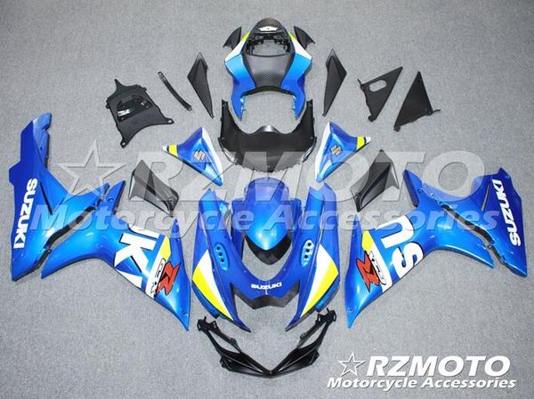 

новый abs мотоциклов обтекатели kit, пригодный для suzuki gsx-r600 gsx-r750 k11 l1 2011 - 2016 11 12 13 14 15 16 кузова комплект cool blue