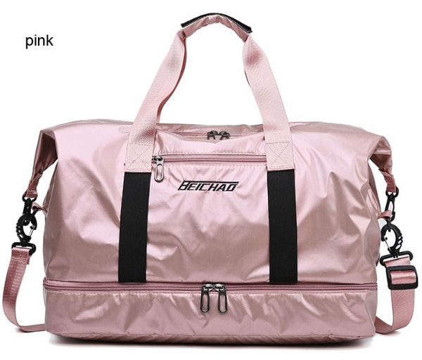 

fashion duffel bags large volume dry-wet seperate long journey travel bags versatile sport casual bags