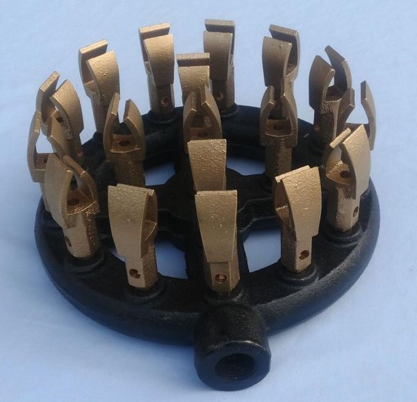 

cast iron 18 duck nozzles gas jet tips burner for kitchen cooking propane jet burner with brass orifice lpg &lng