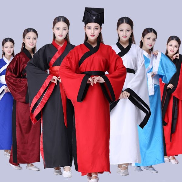 

scholar knight clothing p studio heroes costume martial arts film and television performances ancient chinese costume, Black;red