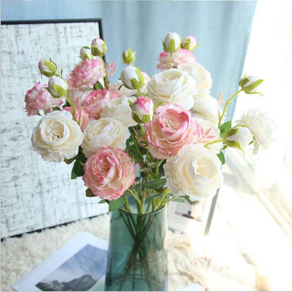 

gxinug fake artificial peony rose flowers party wedding home garden arrangement office decor craft