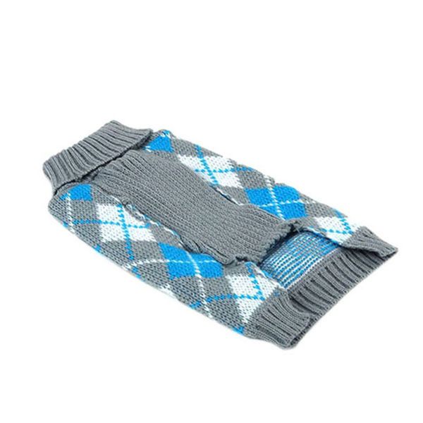 

pet dog cat lattice трикотажные куртки пальто щенок свитер одежда xs-xl 2 цвета