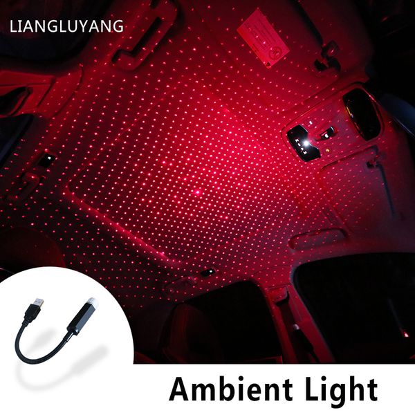 Car Atmosphere Light Car Roof Star Lights Inside The Full Of Stars Roof Breathing Decorative Supplies Free Wiring Modifi Luxury Car Interior