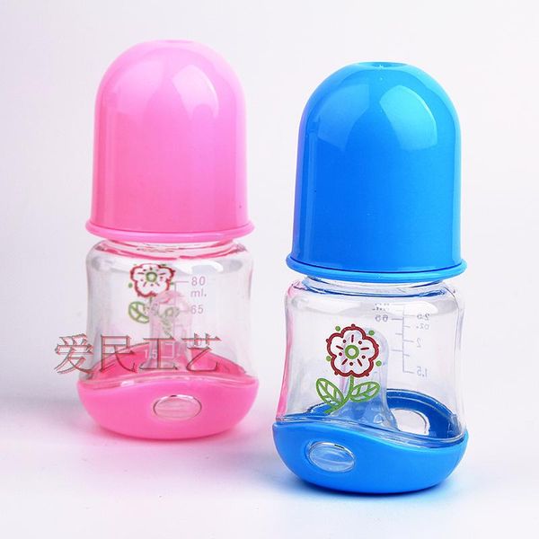 

cute baby bottle infant newborn cup children learn feeding drinking bottle kids juice water bottles 80ml