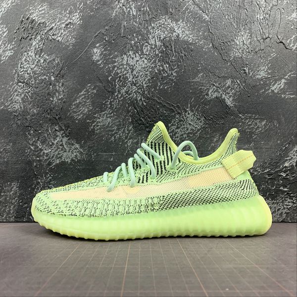 

v2 Yeezreel Reflective sneakers top quality kanye sneaker west running shoes trainer youth kids men women trainers real boots FX4130