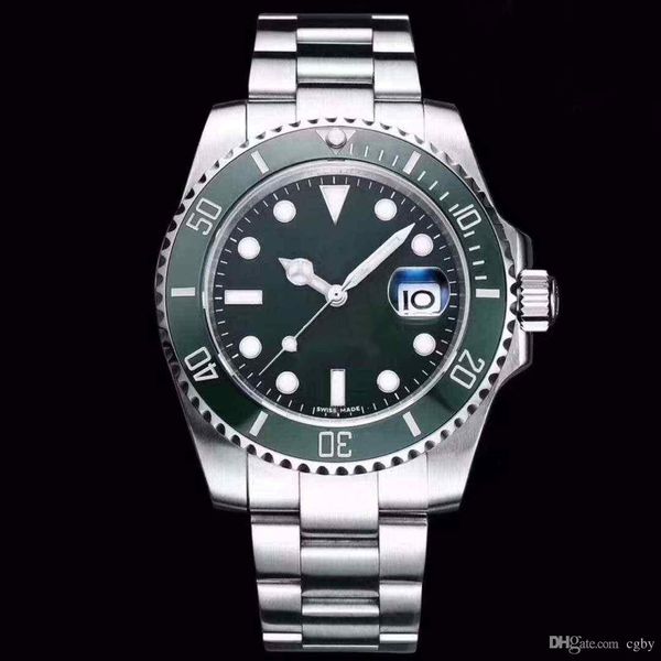 

лучший бренд 116610ln-97200 116610lv-97203 116613lb-97203 116619lb-97209 мужские автоматические механические часы из нержавеющей стали автом, Slivery;brown