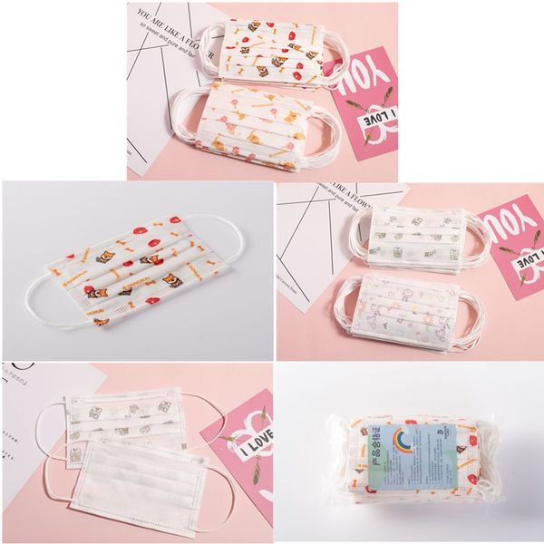 

горячая mascherine дети дети мультфильм лица маски с активированным углем фильтр воздушный клапан рм2,5 анти haze пыле защитная маска dhl