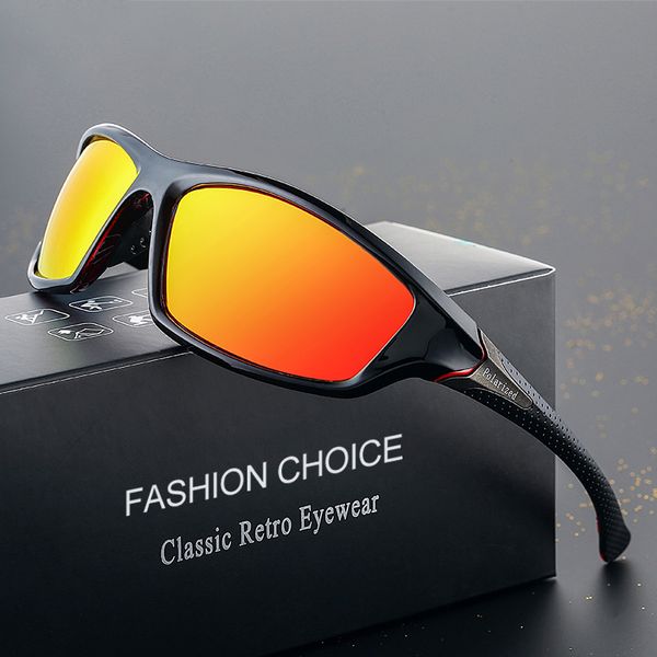 

classic square brand 2019 new polarized sunglasses men fashion male eyewear sun glasses driving goggle rivet mirror sun glasses, White;black