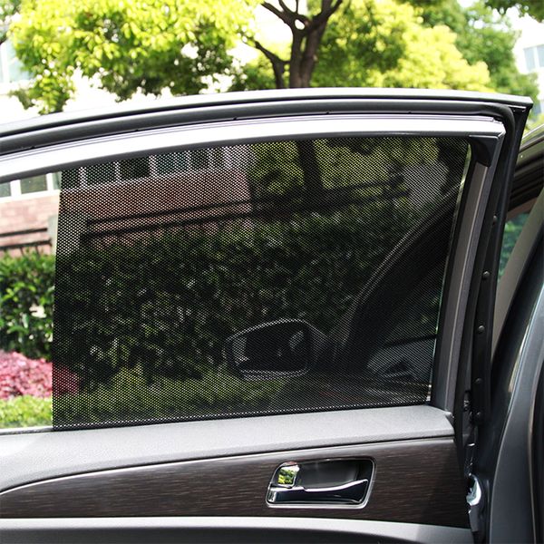 

2pcs car covers window sunshade curtain uv protection shield sun shade visor mesh solar mosquito dust protection car-covers new