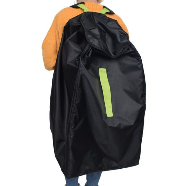 

durable car seat travel bag backpack drawstring closure large capacity oxford cloth wear-resistant portable folding storage bag