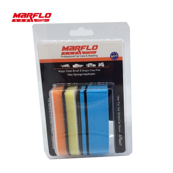 

ки marflo авомойка clean волебнм клеем pad wax sponge блоком аппликаоѬом 3 пл 1 д