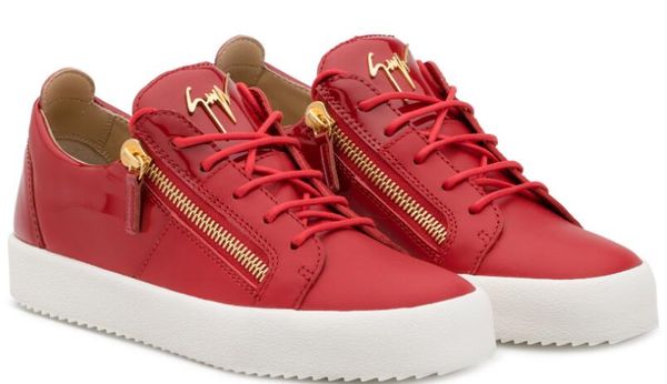 

2019 italy luxury zanotti matching zipper men women low flat hoe genuine leather men hoe de igner neaker trainer 35 47