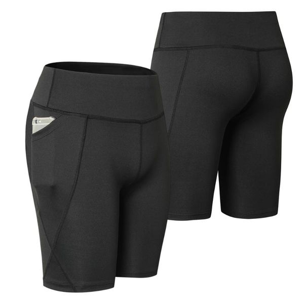 

new 2019 new running shorts women out pocket yoga shorts athletic workout exercise gym training fitness, White;red