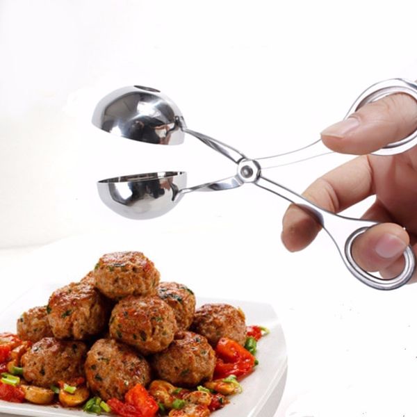

1 pcs stainless steel mini meat baller convenient meatball maker stuffed meatball clip diy ice cream fish meat rice ball maker meat poultr