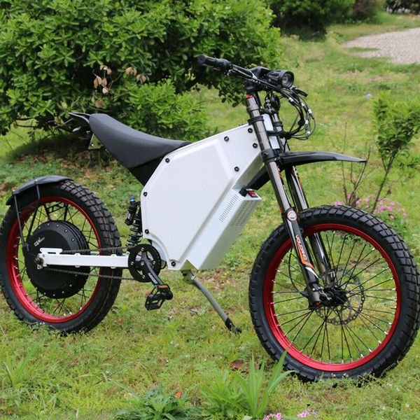 

super powerful 12,000w electric mountain bike 105 km/h, Silver;blue