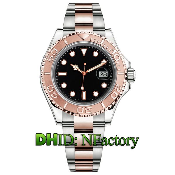 

designer watch automatic movement watch sapphire luminous calendar 316l stainless steel 40mm silver rose gold steel strip luxury watch, Slivery;brown