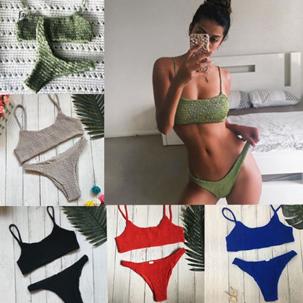 

бразильский thong бикини женщины купальники femme sexy green cut купальники женщины бикини майо solid de bain девушка бикини, White;black