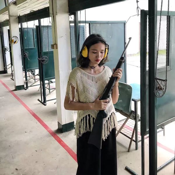 

beach sunscreen clothes tassel short cloak sunscreen pullover hollow pullover knitted bikini blouse female air-conditioned shirt, White;black