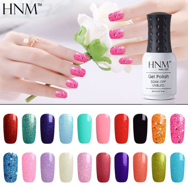 

hnm 194 colors 8ml gel nail polish uv nail gel polish soak off gelpolish vernis semi permanent varnishes lacquer, Red;pink