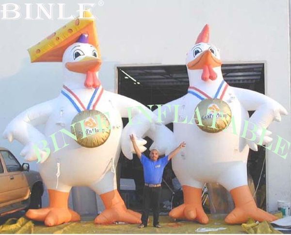 

cool giant inflatable chicken inflatable animal toys balloon inflatable rooster for restaurant advertising
