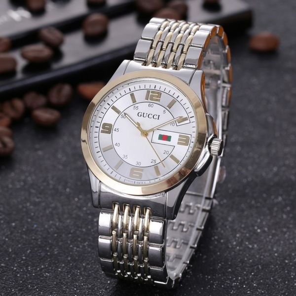 

brand new fashion leisure women's watch high grade stainless steel sports women's watch designer fashion women's quartz wat, Slivery;brown
